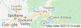 Post Falls map